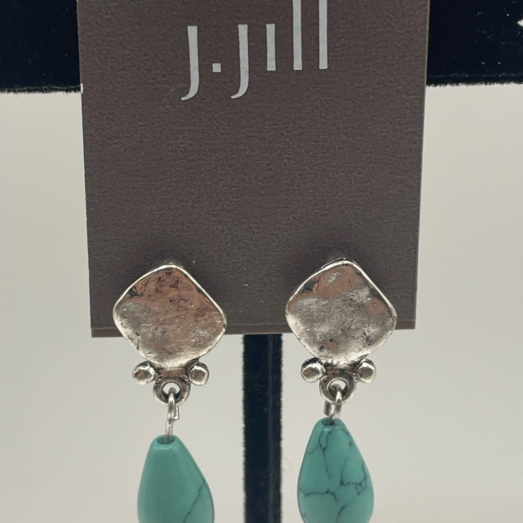 J Jill Silver And Teal Earrings 25$